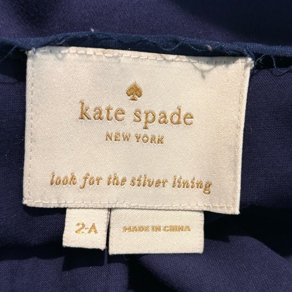 KATE SPADE Sz M (2A) Flare Jersey Knit Flirty Nautical Over the Knee Dress - Picture 10 of 11